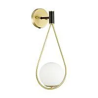 Бра с выключателем ODEON LIGHT  4810/1W FLARI стекло/белое 
