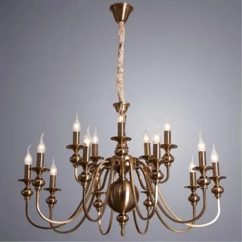 Подвесная люстра Arte Lamp Passoni A6097LM-15PB  фото 2