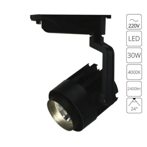 Трековый светодиодный светильник Arte Lamp Vigile A1630PL-1BK 