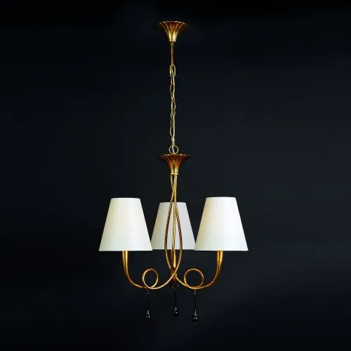 Подвесная люстра Mantra Paola Painted Gold 3542  фото 2