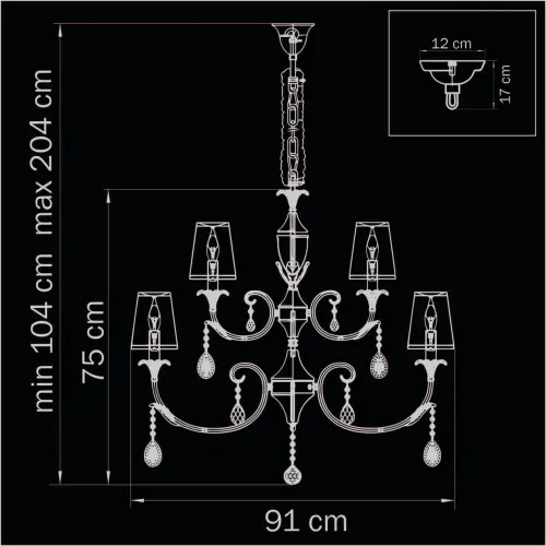 Подвесная люстра Lightstar Cappa 691152  фото 3