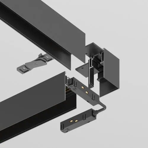 Угловой коннектор для магнитного шинопровода Maytoni Accessories for tracks TRA004CL-21B  фото 3