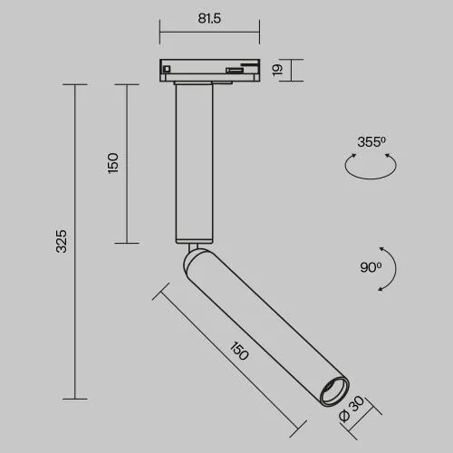 Трековый светильник Technical TR142-1-6W3K-BS  фото 12