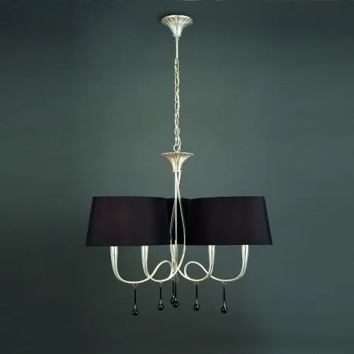 Подвесная люстра Mantra Paola Painted Silver 3530  фото 2