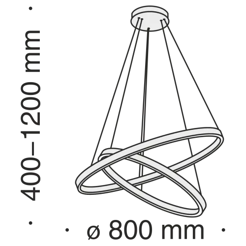 Подвесной светодиодный светильник Maytoni Rim MOD058PL-L74BS4K  фото 9