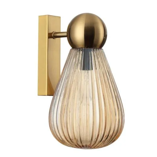 Бра ODEON LIGHT EXCLUSIVE  5402/1W Elica стекло/золотой 