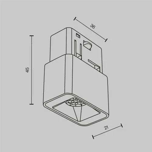 Трековый светильник Technical TR100-2-2W4K-S-W  фото 6