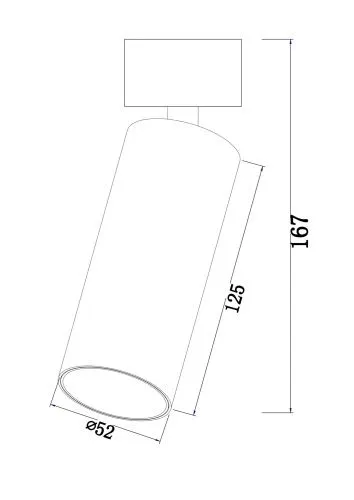Потолочный светильник Technical C055CL-L12B3K  фото 2