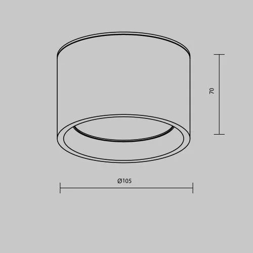 Потолочный светильник Technical C090CL-10W3K-W  фото 4