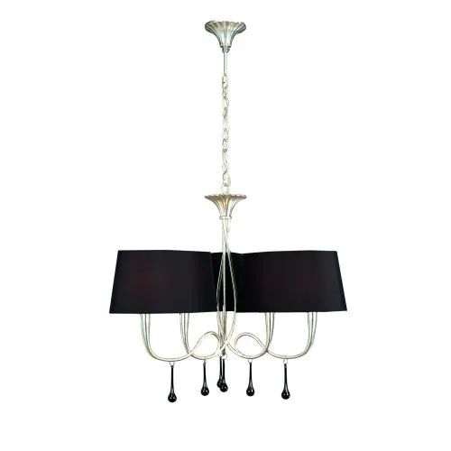 Подвесная люстра Mantra Paola Painted Silver 3530 