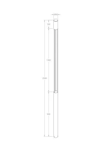 Садово-парковый светильник Outdoor O427FL-L30GF3K  фото 3