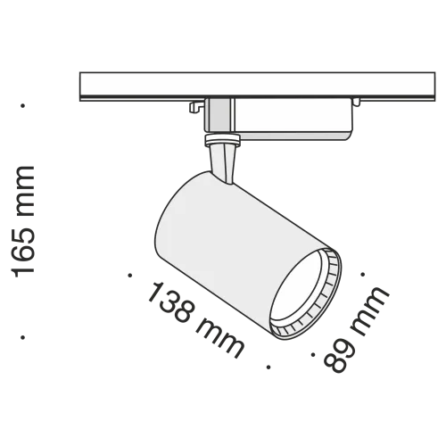 Трековый светильник Technical TR003-1-17W3K-W  фото 2