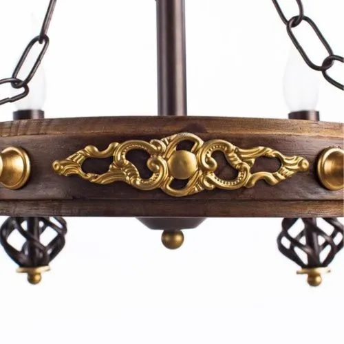 Подвесная люстра Arte Lamp Cartwheel A4550LM-6CK  фото 4