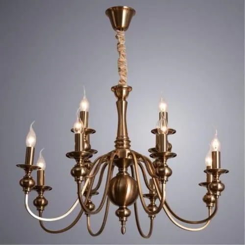 Подвесная люстра Arte Lamp Passoni A6097LM-12PB  фото 2
